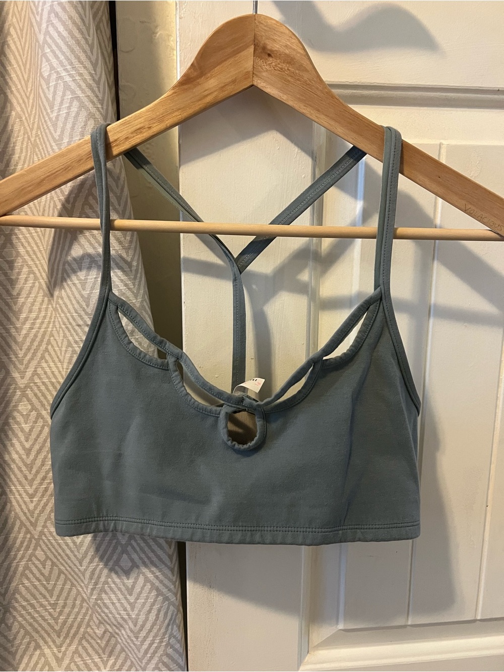 Free People Movement Women's Strappy Crop Bralette - Slate Grey Large